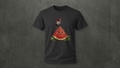 Cute Watermelon & Butterfly -100% Cotton