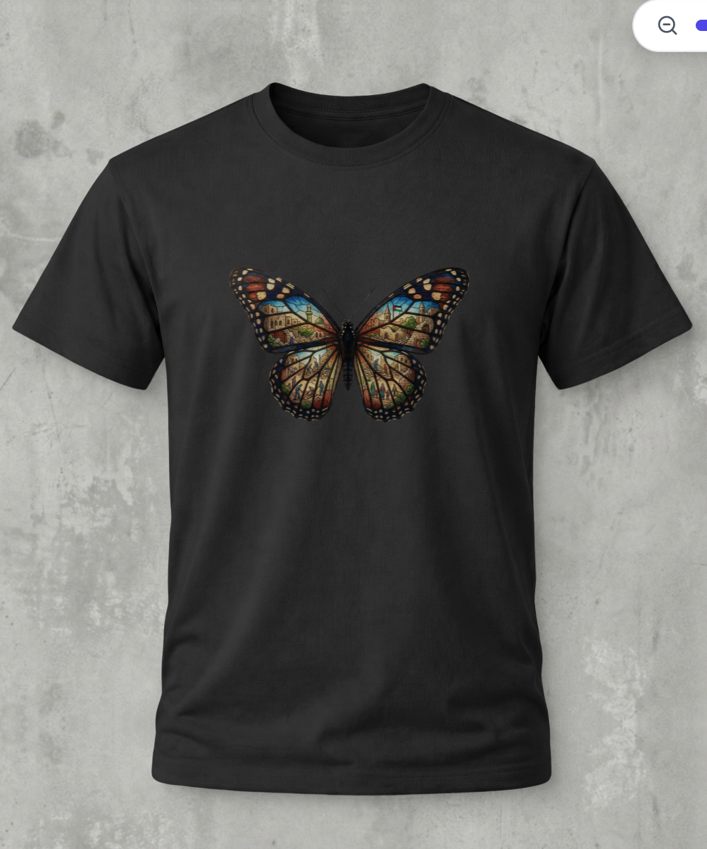 Palestine Heritage Butterfly - 100% Cotton