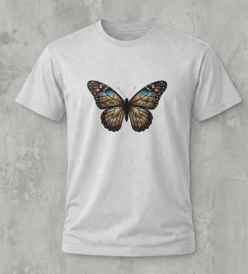 Palestine Heritage Butterfly - 100% Cotton