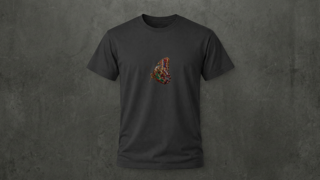 Yemen Heritage butterfly Tee- 100% Cotton